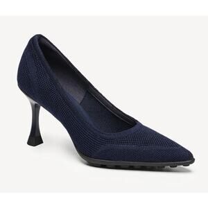 NEW Cosy Island SoftBounce Pointed Toe Stiletto Heeled Pump •8.5• Navy Blue Shoe